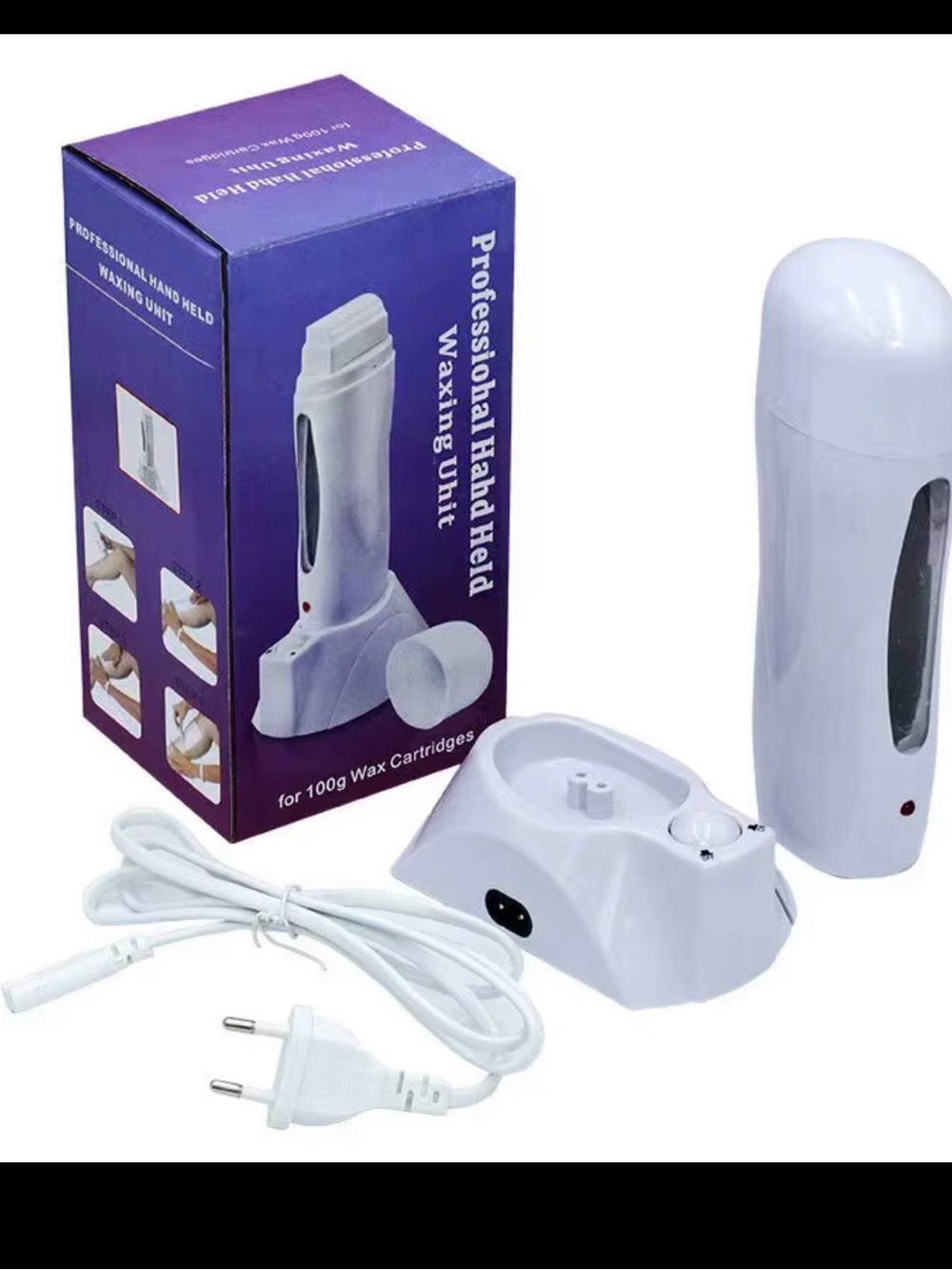 Professional Hand Held Waxing Unit - White